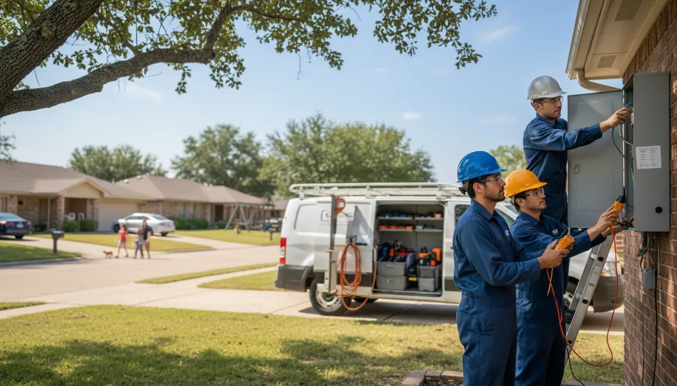 Certified electrician providing emergency electrical services in Worthing, SD